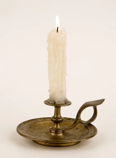 Бронзовий свічник — стокове фото