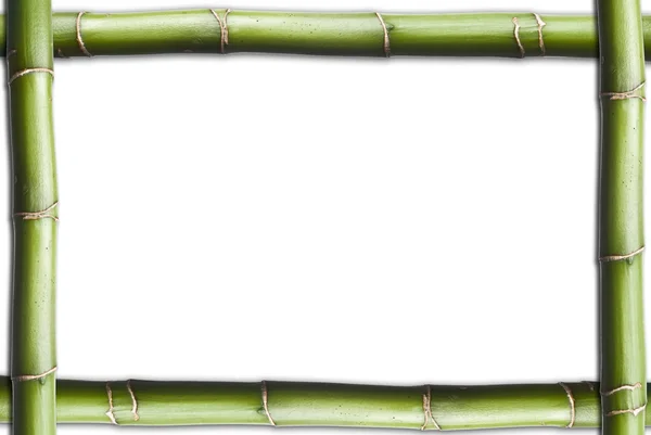 Horizontal frame made of bamboo. — Stock Photo, Image