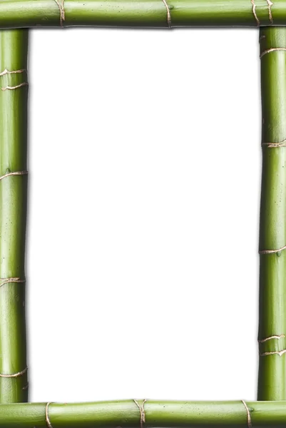 stock image Vertical frame made of bamboo.