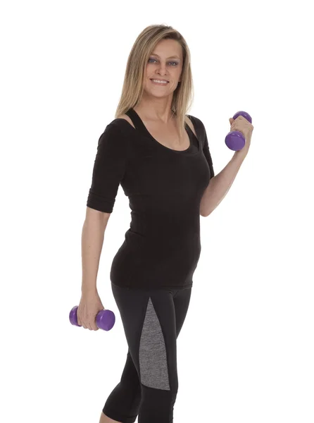 Volwassen fitness vrouw — Stockfoto