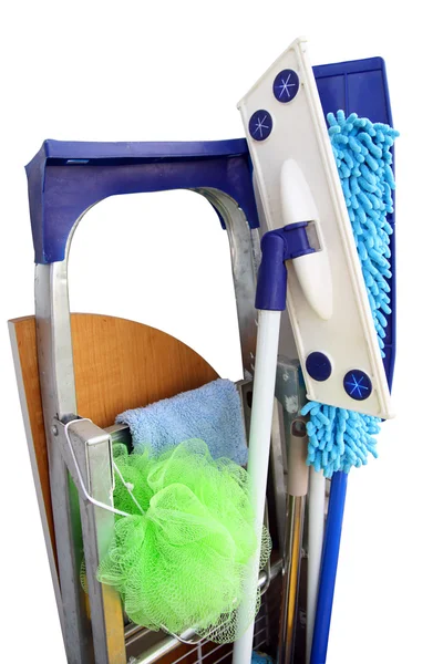 Werkzeuge für die Reinigung von Räumen — Stockfoto