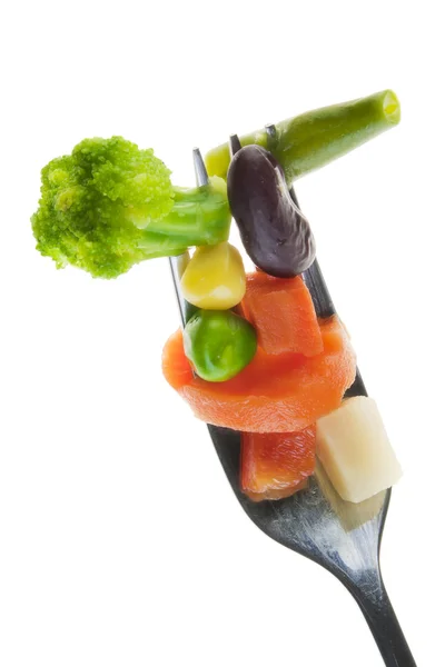 Koncepcja prawidłowej diety warzyw — Zdjęcie stockowe
