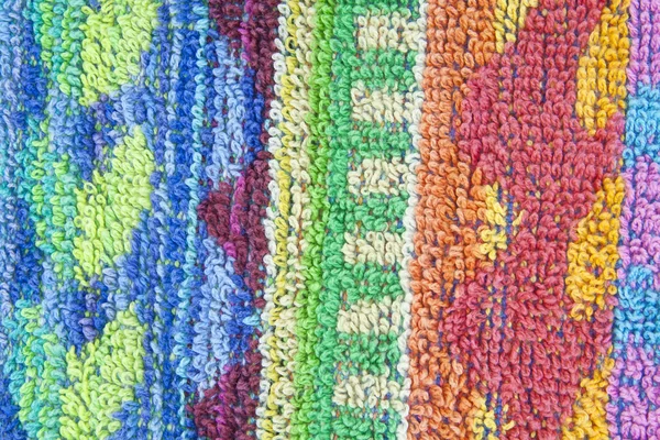 Абстрактное Переплетение Трикотажных Многоцветных Волокон Пункт Выполнен Автором Фотографии — стоковое фото