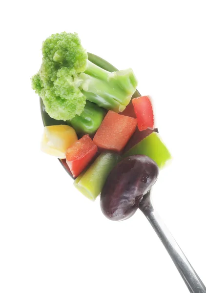 正确的蔬菜饮食概念 — 图库照片