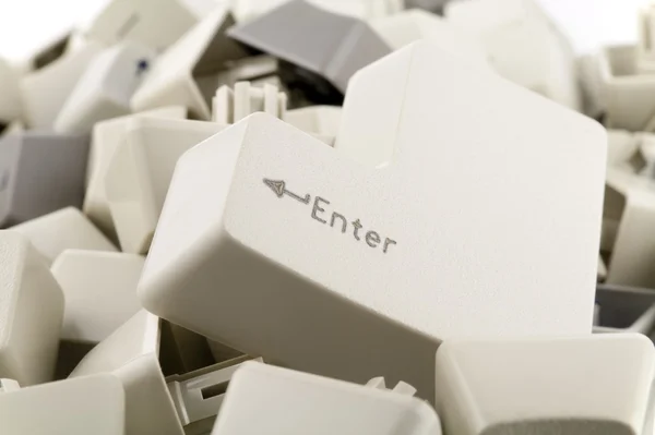 Tecla ENTRAR desde el teclado estándar — Foto de Stock