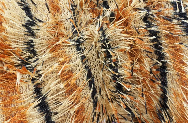 Entrelacement abstrait des fibres tricotées — Photo
