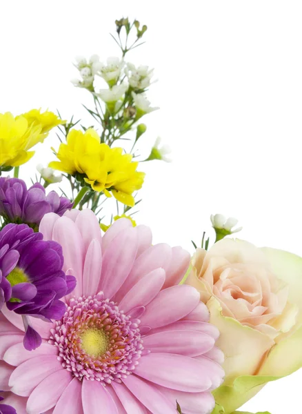 Blumen für die geliebte Postkarte — Stockfoto