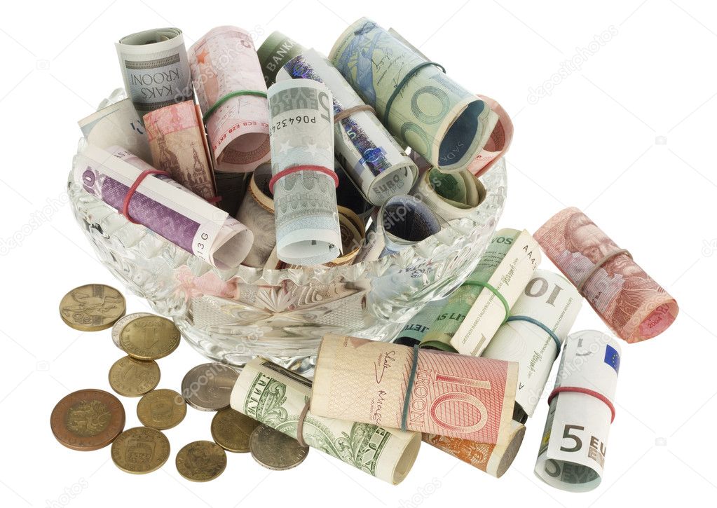 All my money in a crystal vase — Stock Photo © vilaxlt 5346085