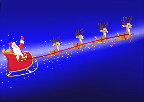 Santa sleigh — Stock Photo, Image
