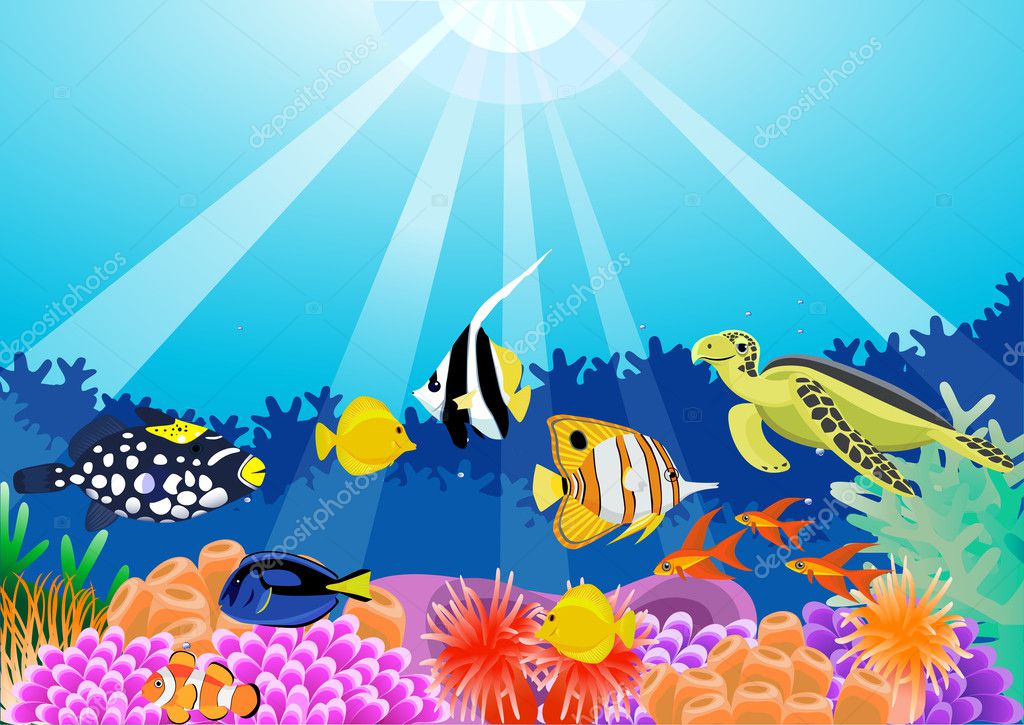 Sea life — Stock Photo © dagadu #4846098