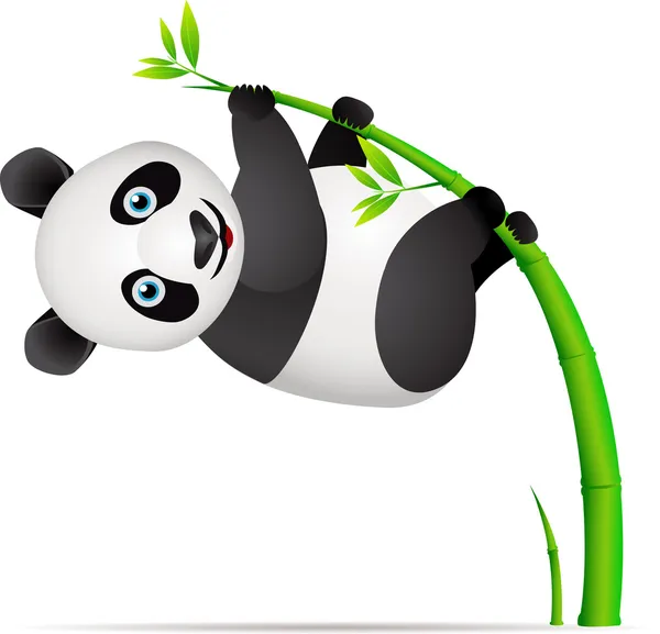 可爱的熊猫 — 图库矢量图片