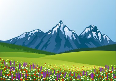 Summer background clipart