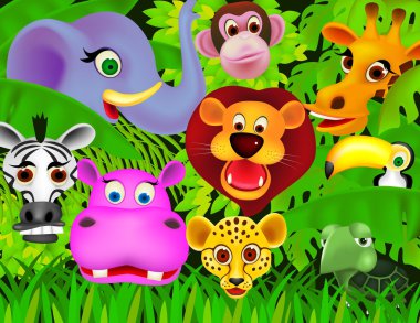 Animal cartoon clipart