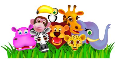 Animal cartoon clipart