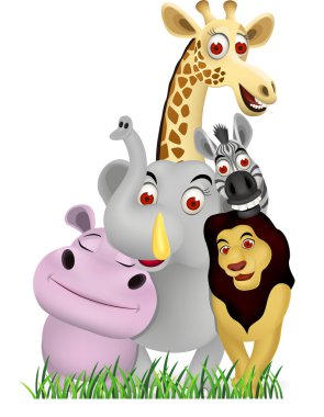 Animal cartoon clipart