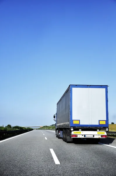 Truck on the highway — Stock Photo, Image