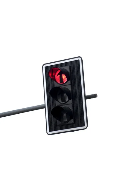 Image Red Color Traffic Light — Stock Photo, Image