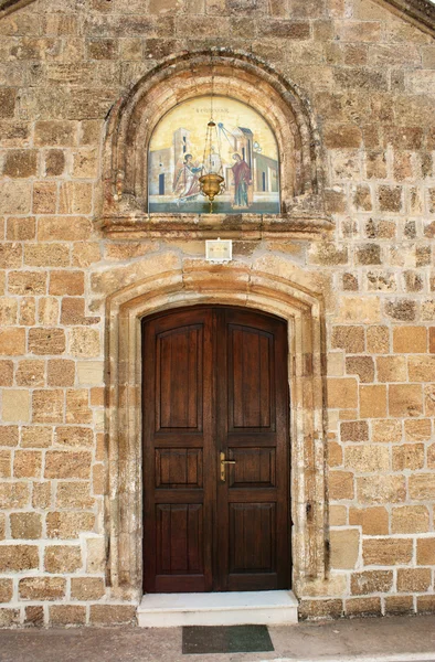 教会的入口 — 图库照片