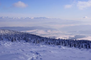 kış, dağlar