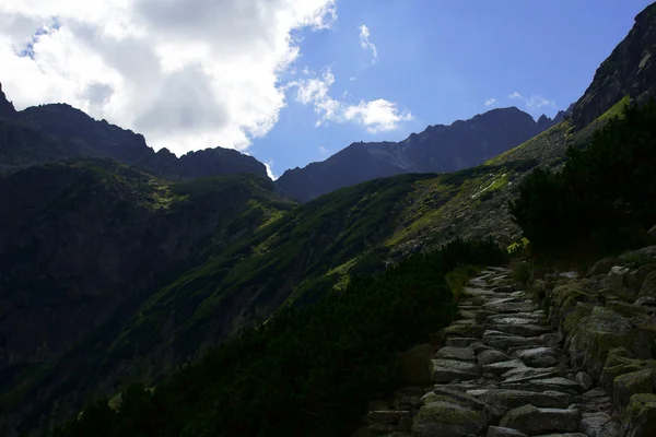 Szlak w Tatrach mouintains, Polska, — Zdjęcie stockowe