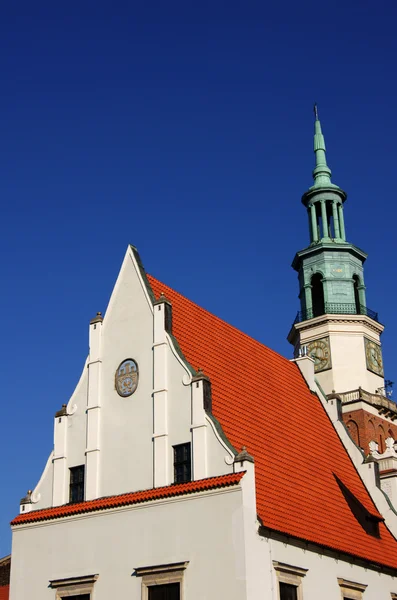 Věž z radnice v Pozna? — Stock fotografie
