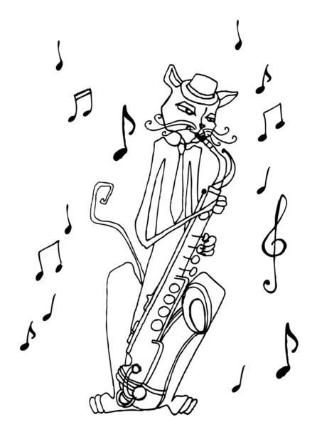 jazz cats coloring pages