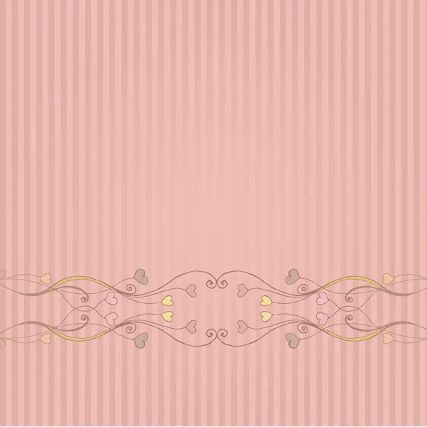 Niedliche florale romantische Valentinstag Hintergrund — Stockfoto