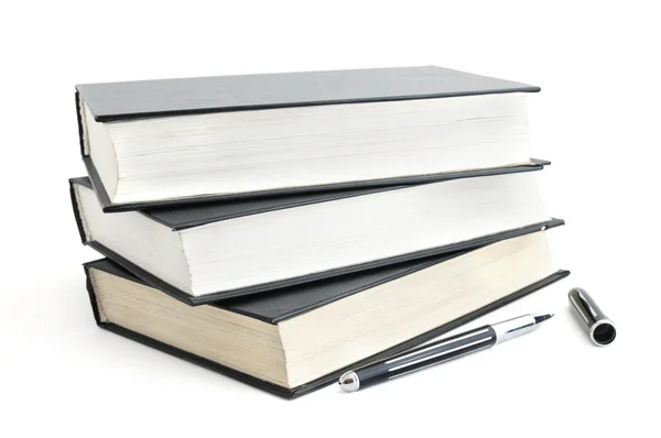 Books and pen — Stock Photo, Image