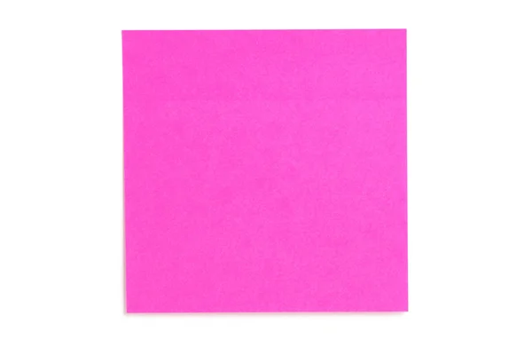 Pink notice paper — Stock Photo, Image