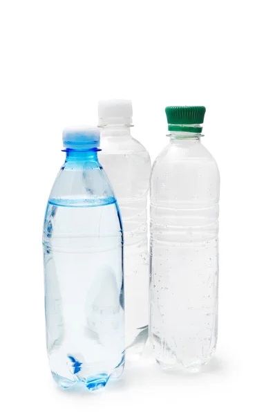 Bottles with drinking water — Stock Photo, Image