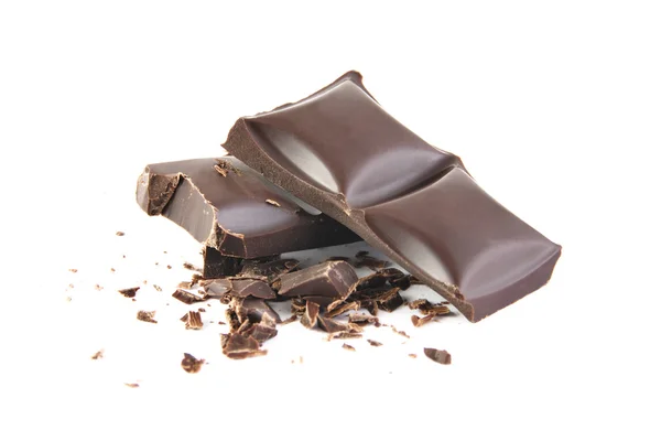 Zerkleinerte Schokolade — Stockfoto