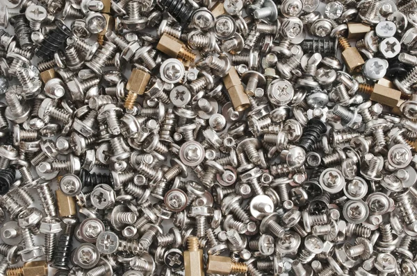 Screws, nuts and bolts — Stock Photo, Image