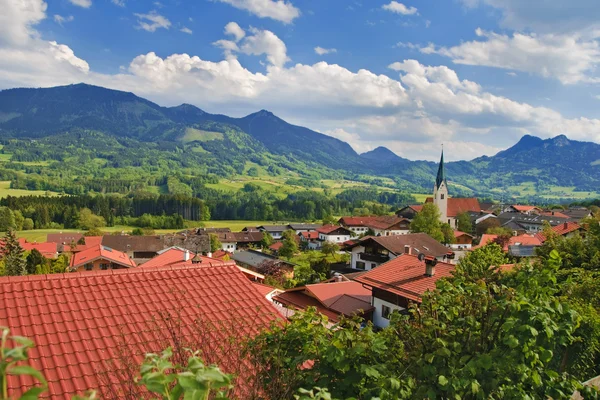 stock image Picturesque village in Alps