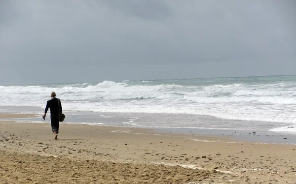 Stock image Regentag am Meer