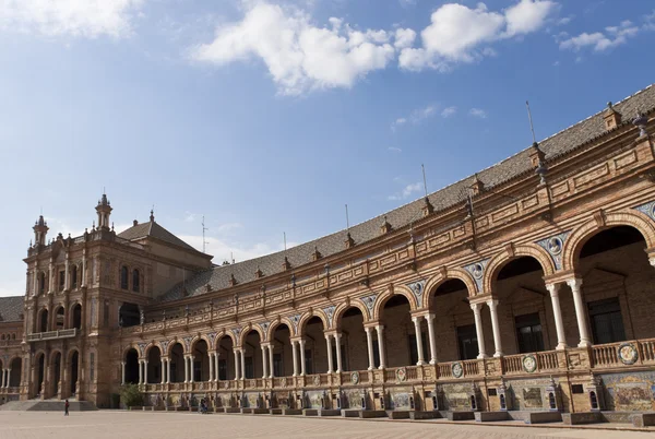 Plaza Des Spanya Andalusischen Sevilla Spanien — Stok fotoğraf