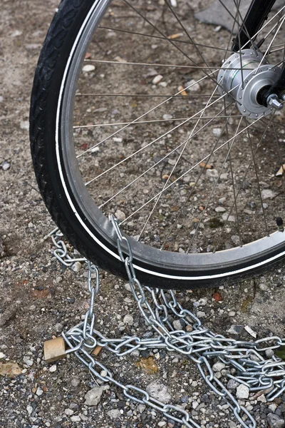 Sicherungskette Einem Fahrrad — Zdjęcie stockowe
