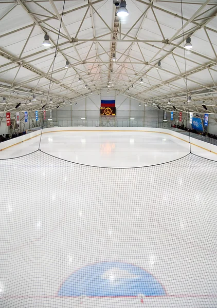 Крытый Хоккейный Каток Общественном Центре — стоковое фото