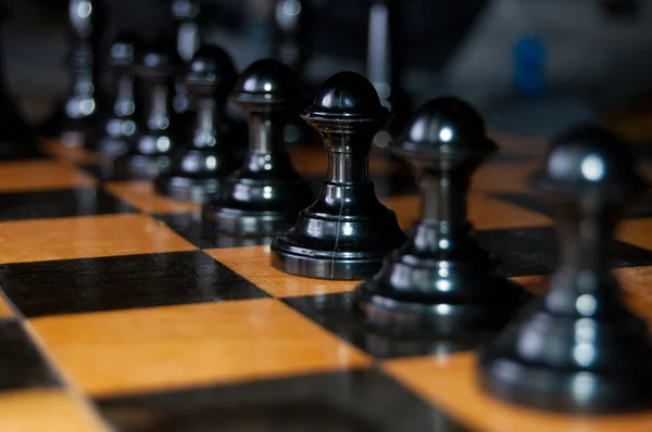 チェスのゲームの詳細写真 — ストック写真