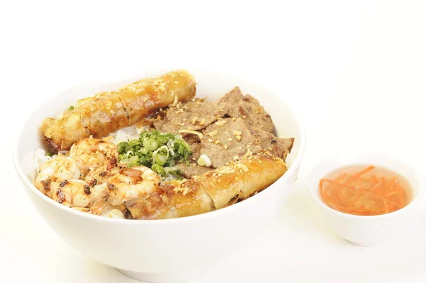 Vietnamese food isolated on white — Stock Photo, Image