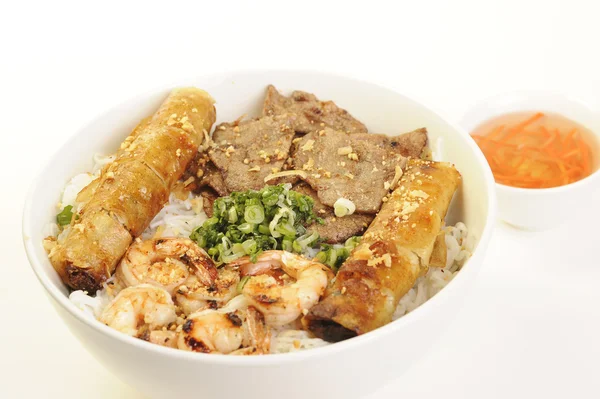 Vietnamese food isolated on white — Stock Photo, Image