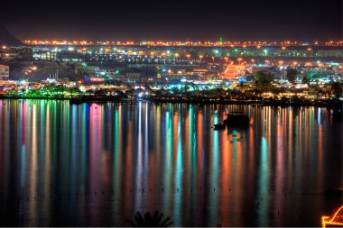 Naama bay gece sharm el sheikh, Mısır