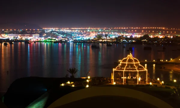 stock image Naama Bay at night, Sharm al Sheikh, Egypt