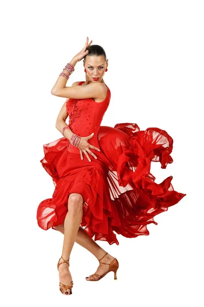 Latino tanečnice pózuje — Stock fotografie
