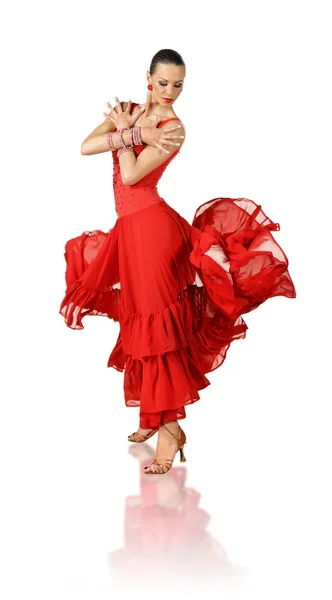 构成的拉丁裔舞者 — 图库照片