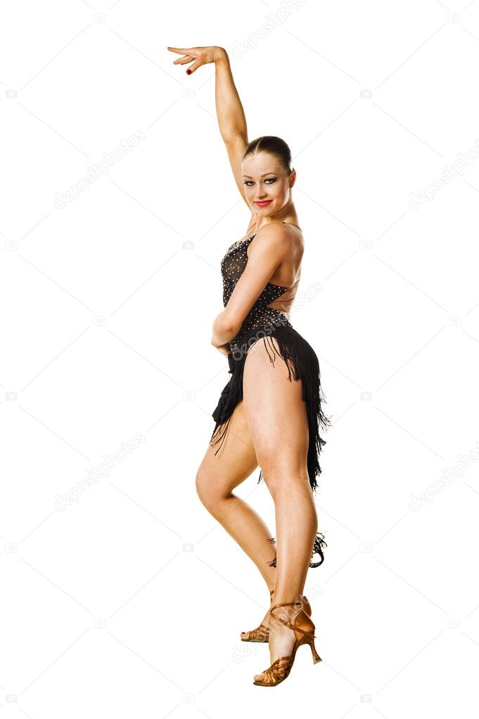 Latino dancer posing