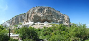 eski manastırın içinde kaya İnşaat