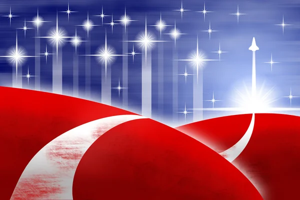 stock image American flag stylized background