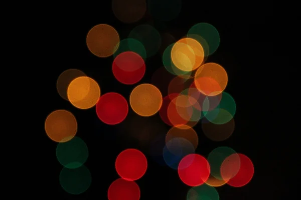 Dekorativní Rozostřeného Světle Vánoční Pozadí — Stock fotografie