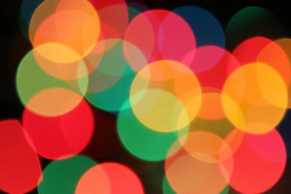 Abstracte Kleurrijke Lichten Wazig Achtergrond — Stockfoto