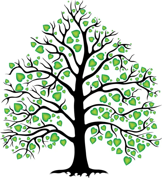 Dekorativní strom — Stockový vektor
